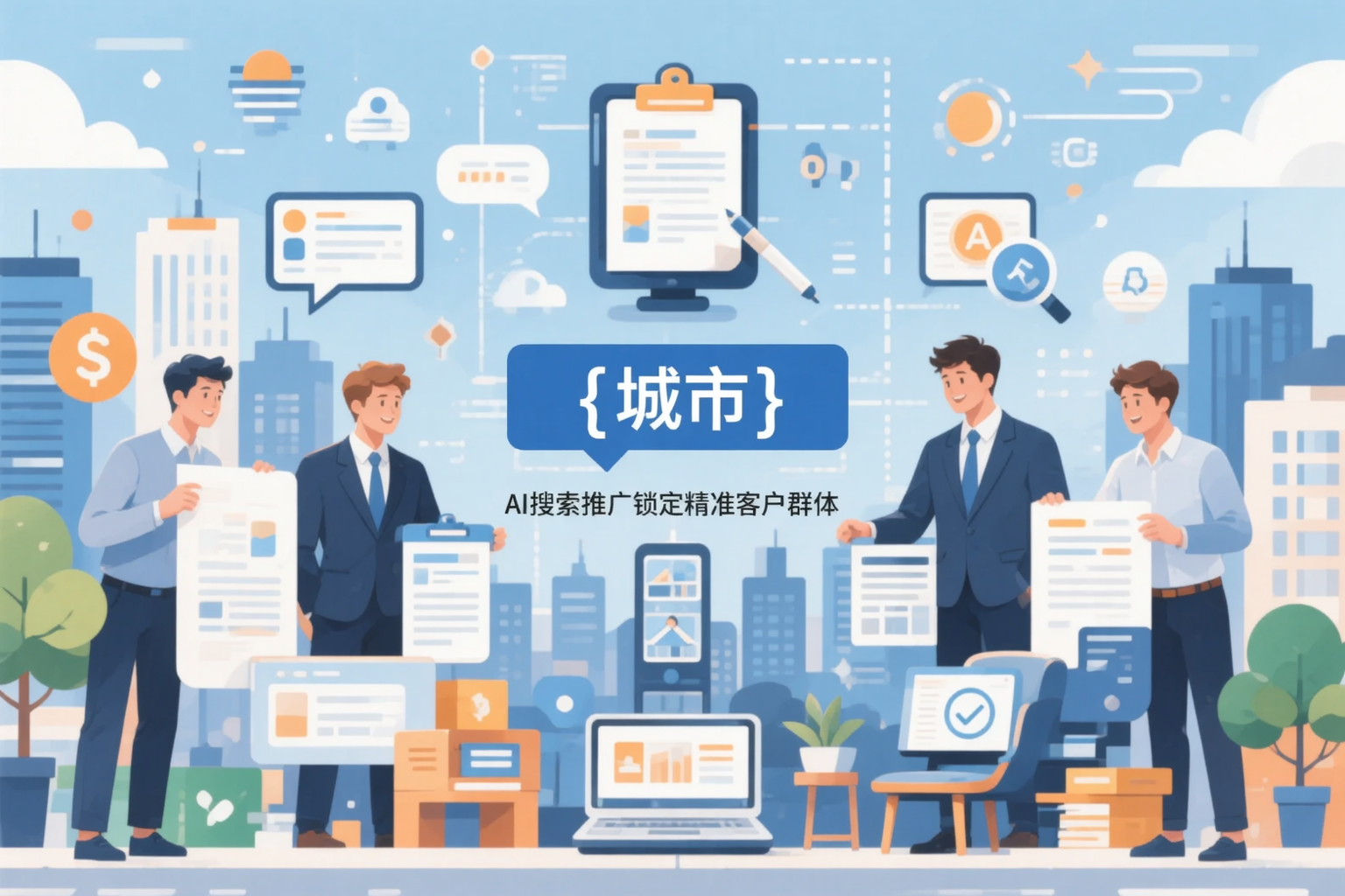铁门关公司如何用AI搜索推广锁定精准客户群体