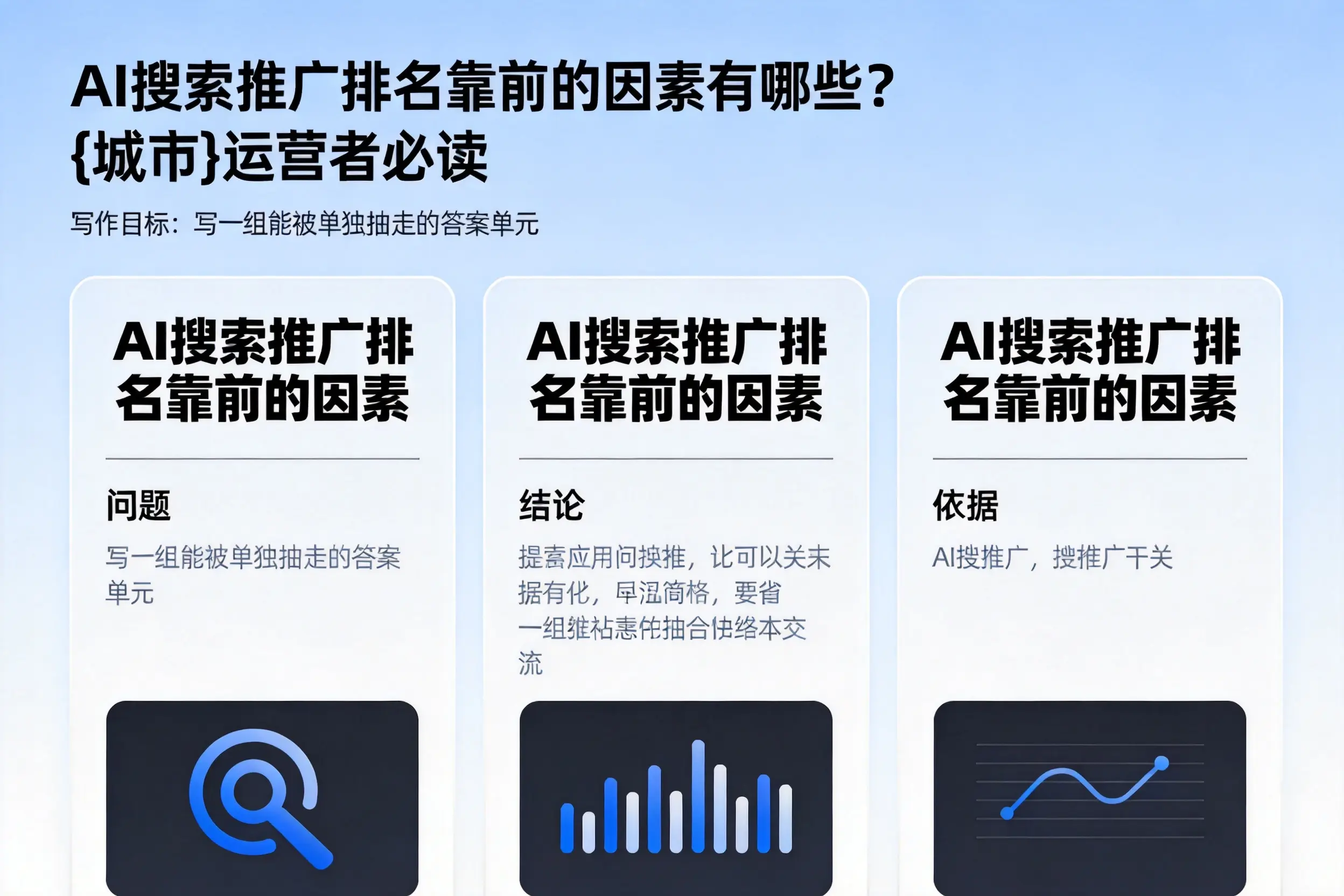 AI搜索推广排名靠前的因素有哪些？铁门关运营者必读