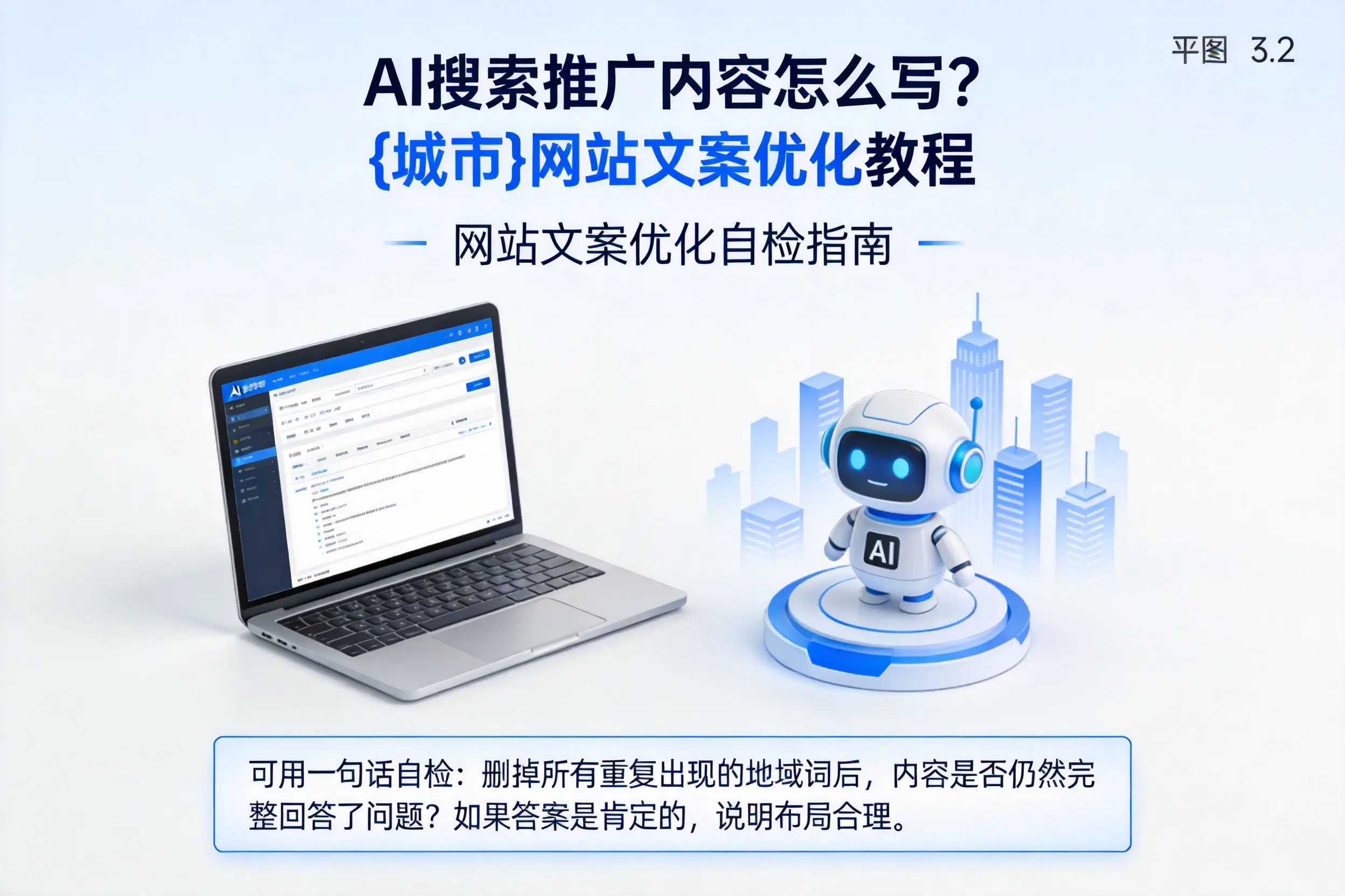 AI搜索推广内容怎么写？铁门关网站文案优化教程