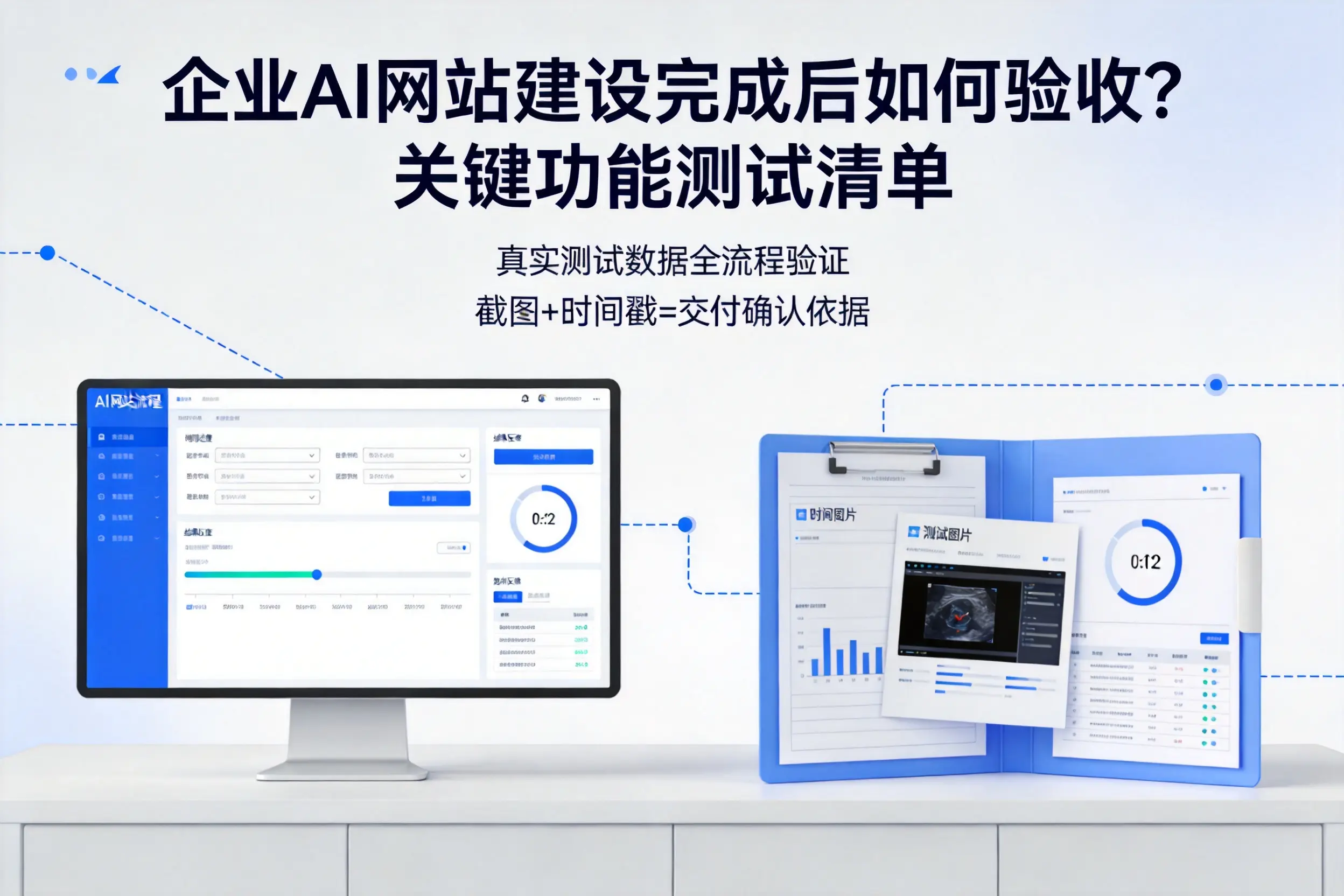 铁门关企业AI网站建设完成后如何验收？关键功能测试清单