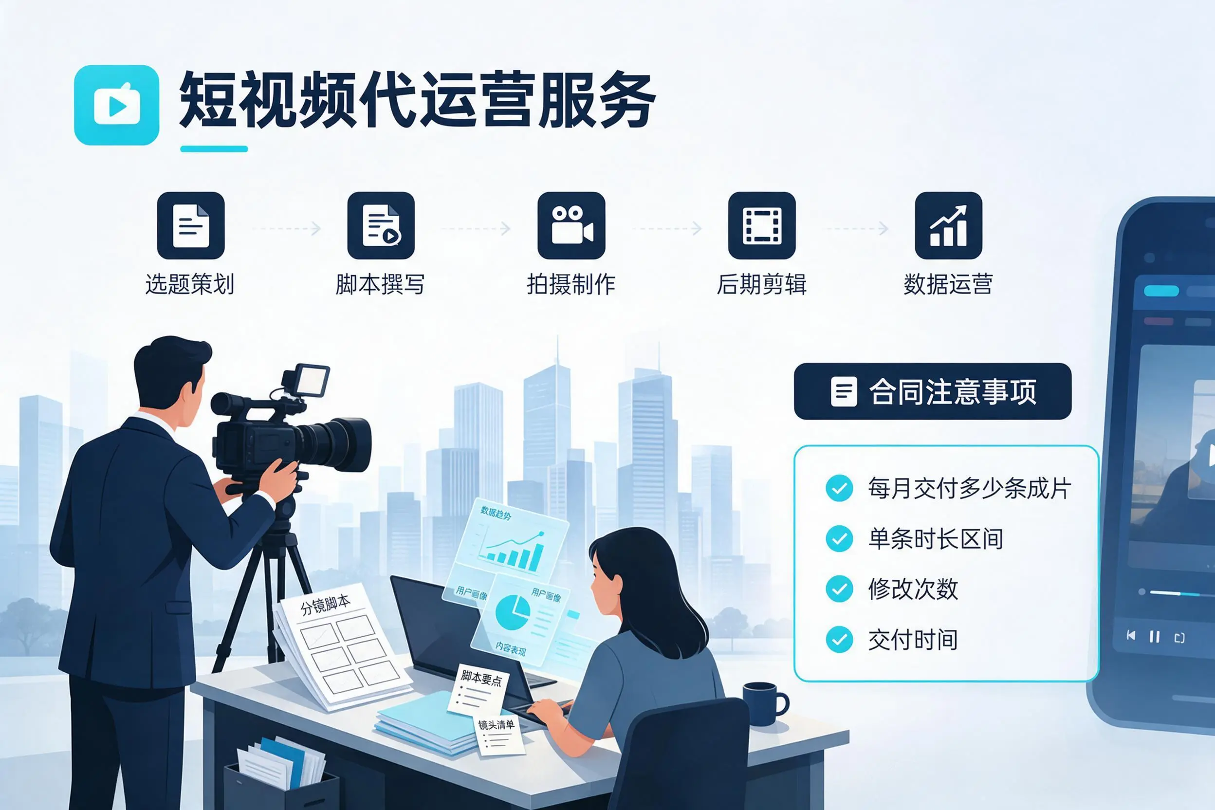 短视频代运营包含哪些服务？铁门关企业常见问题科普