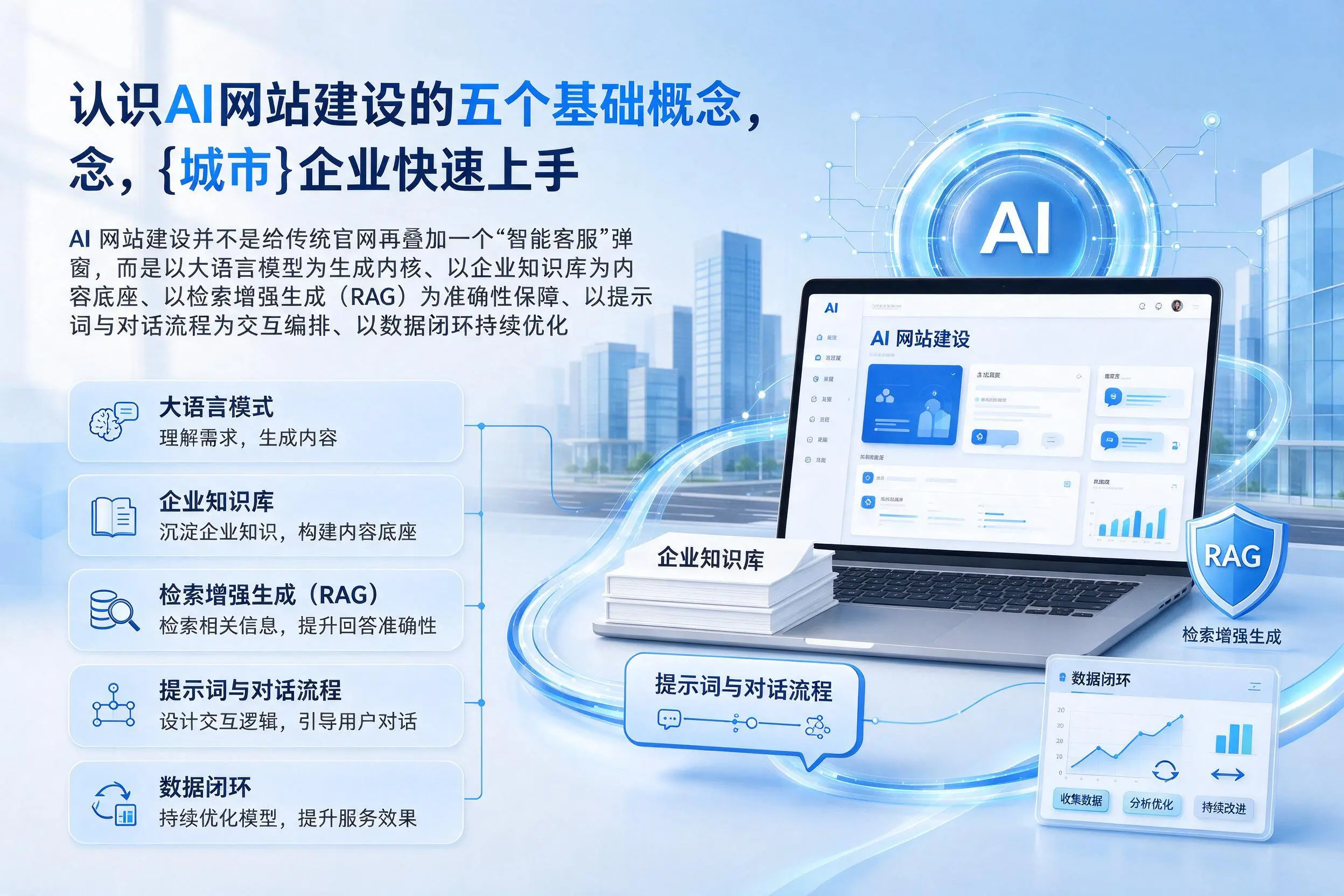 认识AI网站建设的五个基础概念,铁门关企业快速上手