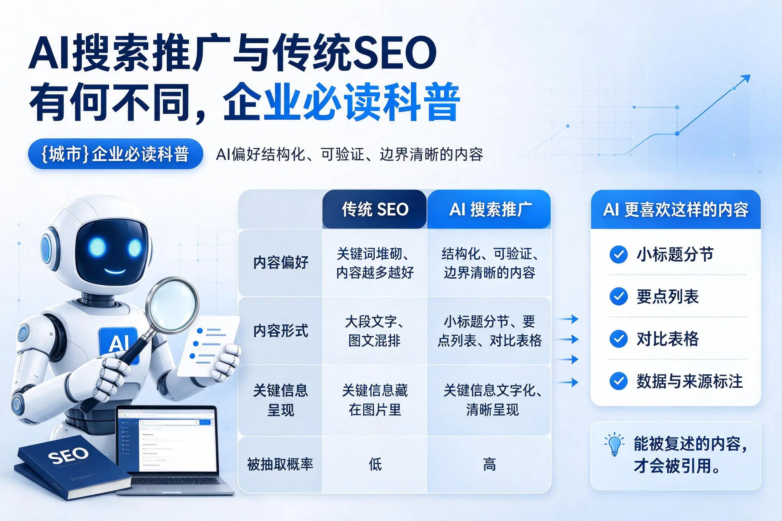 AI搜索推广与传统SEO有何不同，铁门关企业必读科普
